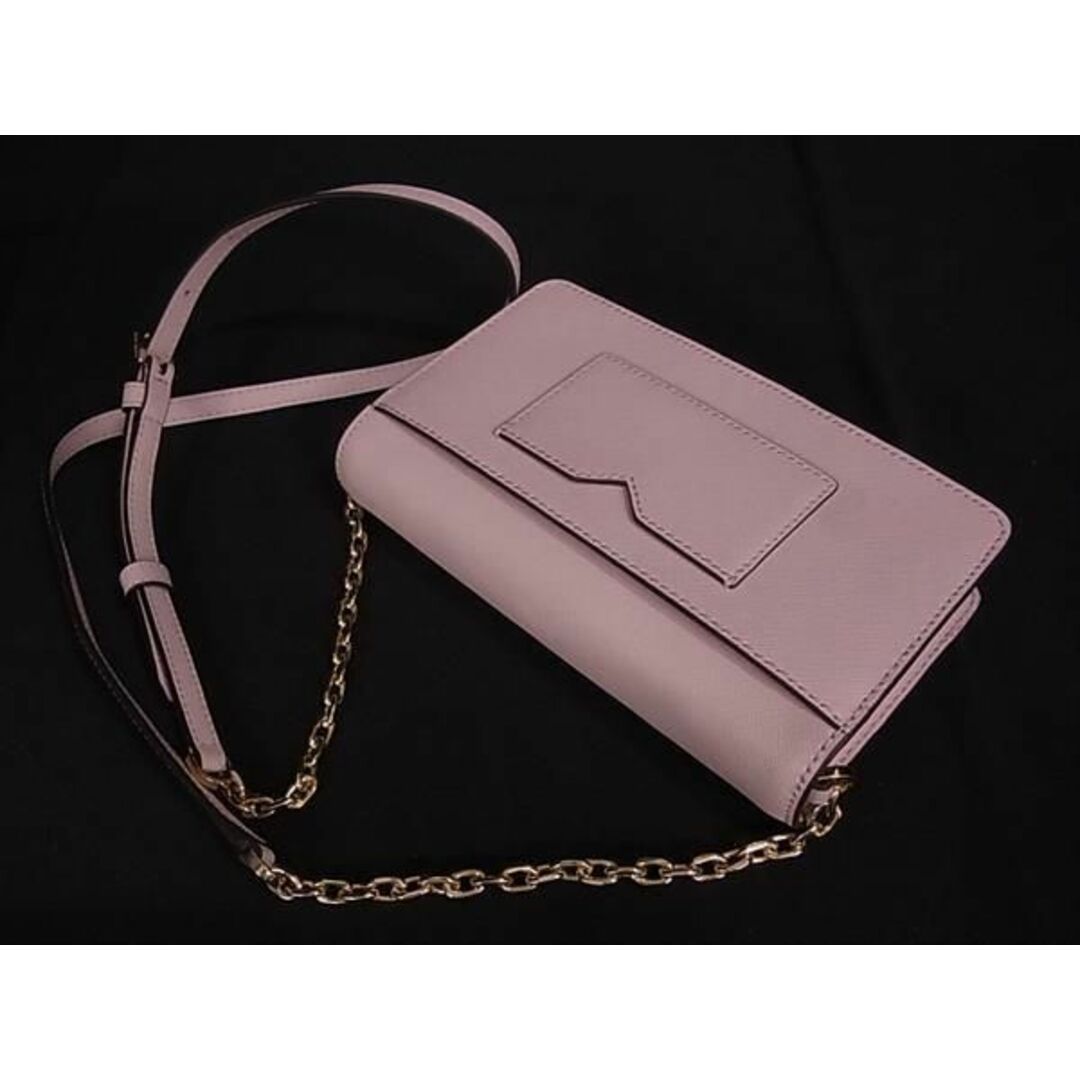 Michael Kors(マイケルコース)の■新品同様■ MICHAEL KORS マイケルコース PVC ショルダーバッグ クロスボディ ポシェット レディース ピンク系 BI1671 レディースのファッション小物(その他)の商品写真