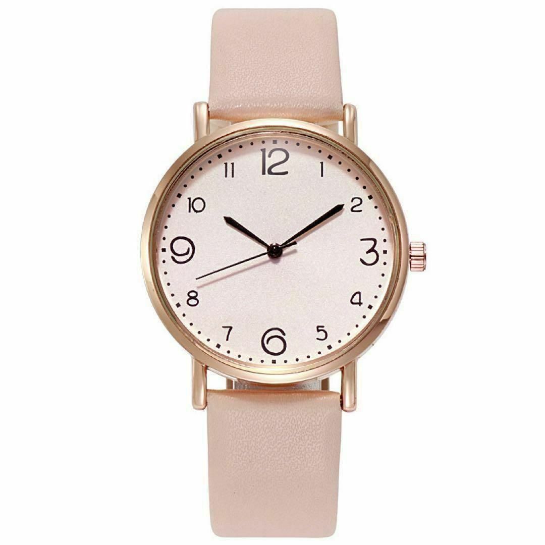 レディース 腕時計 ピンクベージュ レディースのファッション小物(腕時計)の商品写真