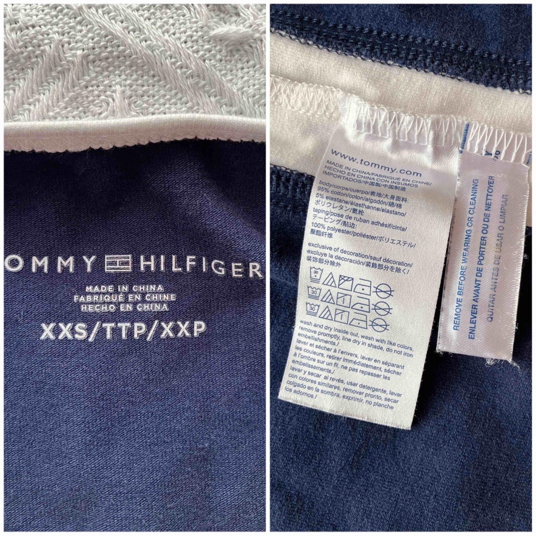 TOMMY HILFIGER(トミーヒルフィガー)のTOMMY HILFIGER Y2K ミニ丈トップス レディースのトップス(カットソー(半袖/袖なし))の商品写真