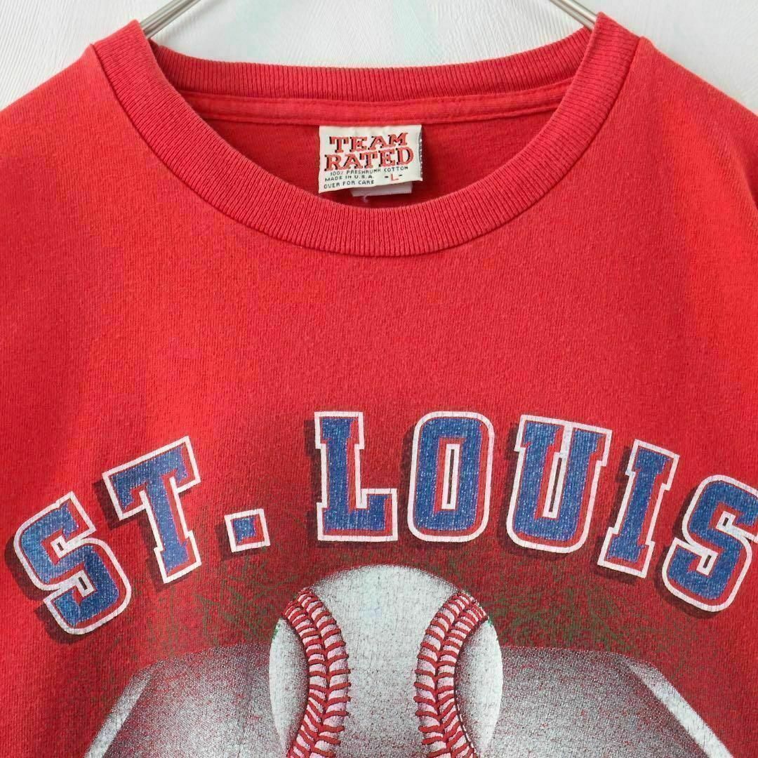 【希少】MLB セントルイス・カージナルス Tシャツ USA製 90s 入手困難 メンズのトップス(Tシャツ/カットソー(半袖/袖なし))の商品写真