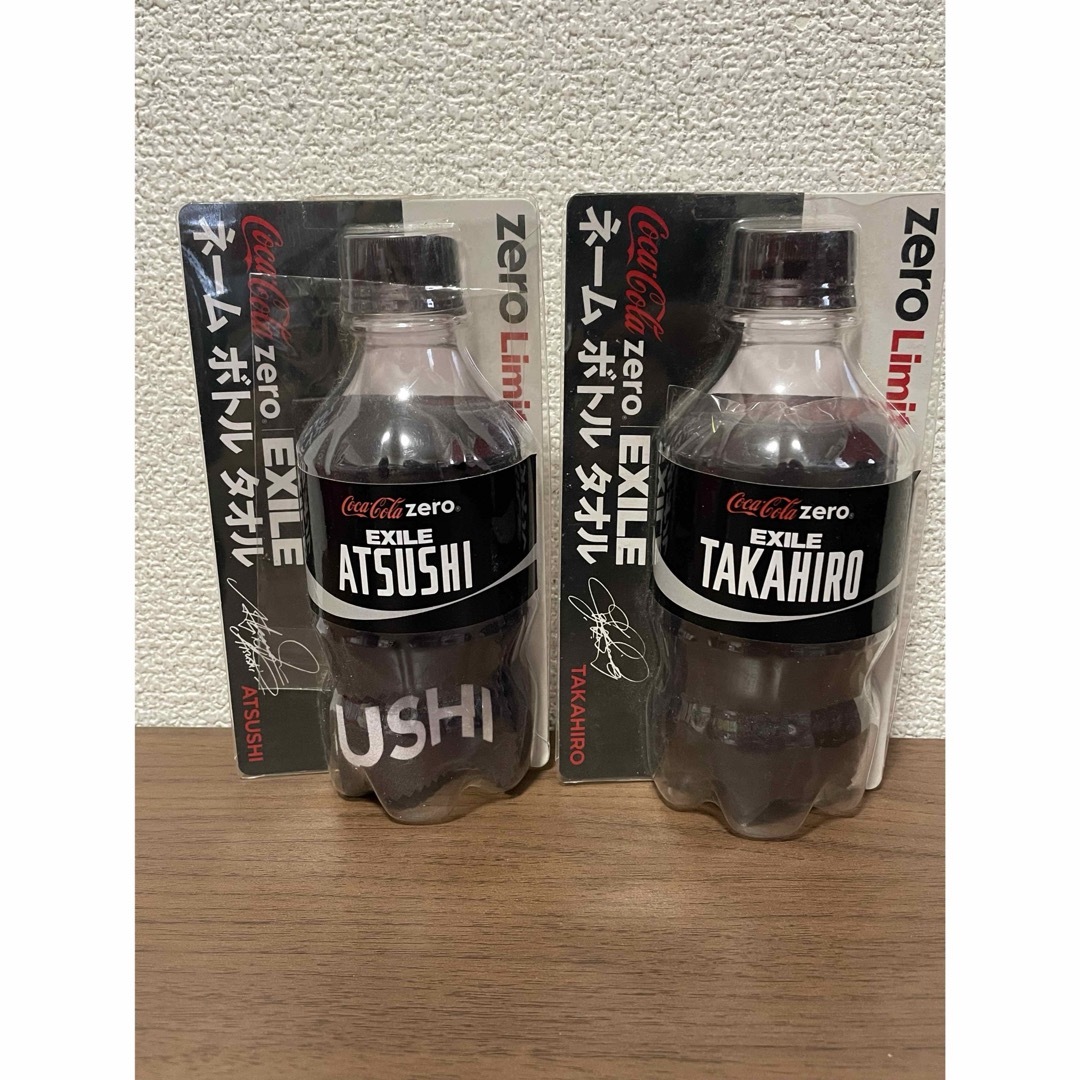 EXILE(エグザイル)のEXILE ATSUSHI TAKAHIRO コカコーラ　プラスチック製ボトル エンタメ/ホビーのタレントグッズ(ミュージシャン)の商品写真