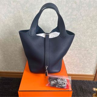 エルメス(Hermes)のエルメス　ピコタンpm ブルーニュイ(トートバッグ)