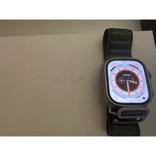 アップル(Apple)のApple Watch ultra アルパインループ　純正バンド　49mm(レザーベルト)