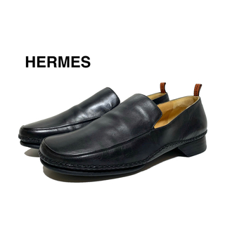 Hermes - ☆美品 エルメス レザー プレーン ローファー シューズ イタリア製 スリッポン