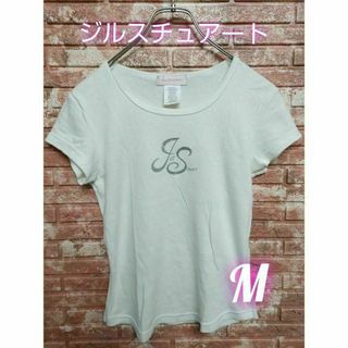 ジルスチュアート(JILLSTUART)のジルスチュアート ラメプリント 半袖Tシャツ 白 Mサイズ(Tシャツ(半袖/袖なし))