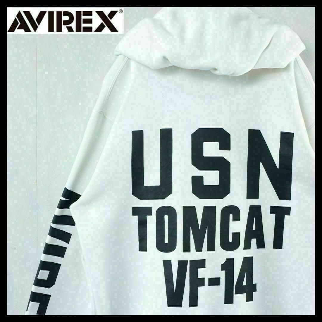 AVIREX(アヴィレックス)の【希少】アヴィレックス トップガン F-14 TOMCAT パーカー 入手困難 メンズのトップス(パーカー)の商品写真