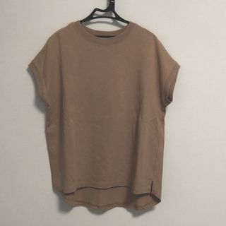 アンドミー　USAコットン 汗染み防止 フレンチスリーブ T(Tシャツ(半袖/袖なし))