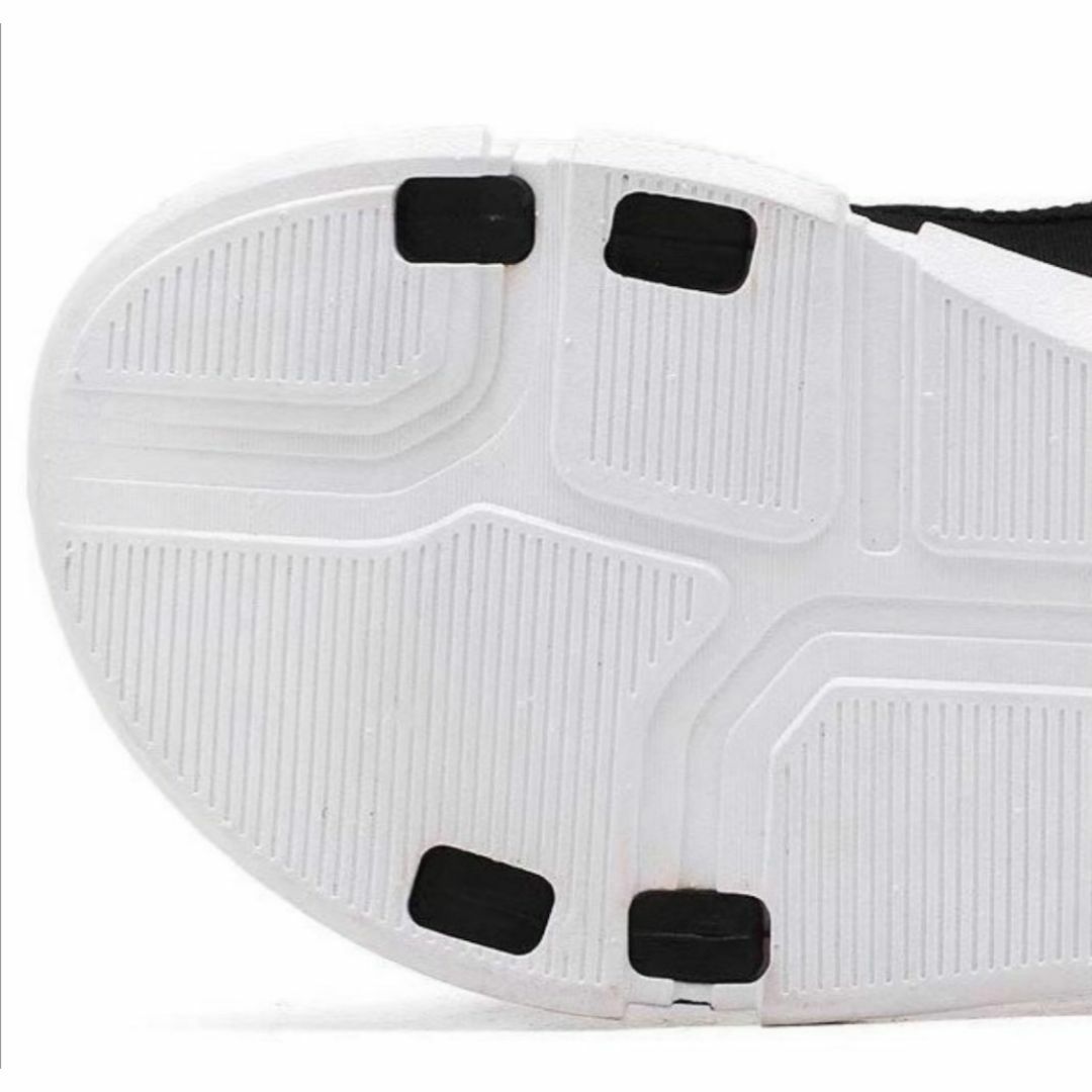 スポーツサンダル 23～24cm ブラック×ホワイト ベルト調節 レディースの靴/シューズ(サンダル)の商品写真