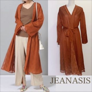 【未使用】JEANASIS リバーシブルレースロングガウン