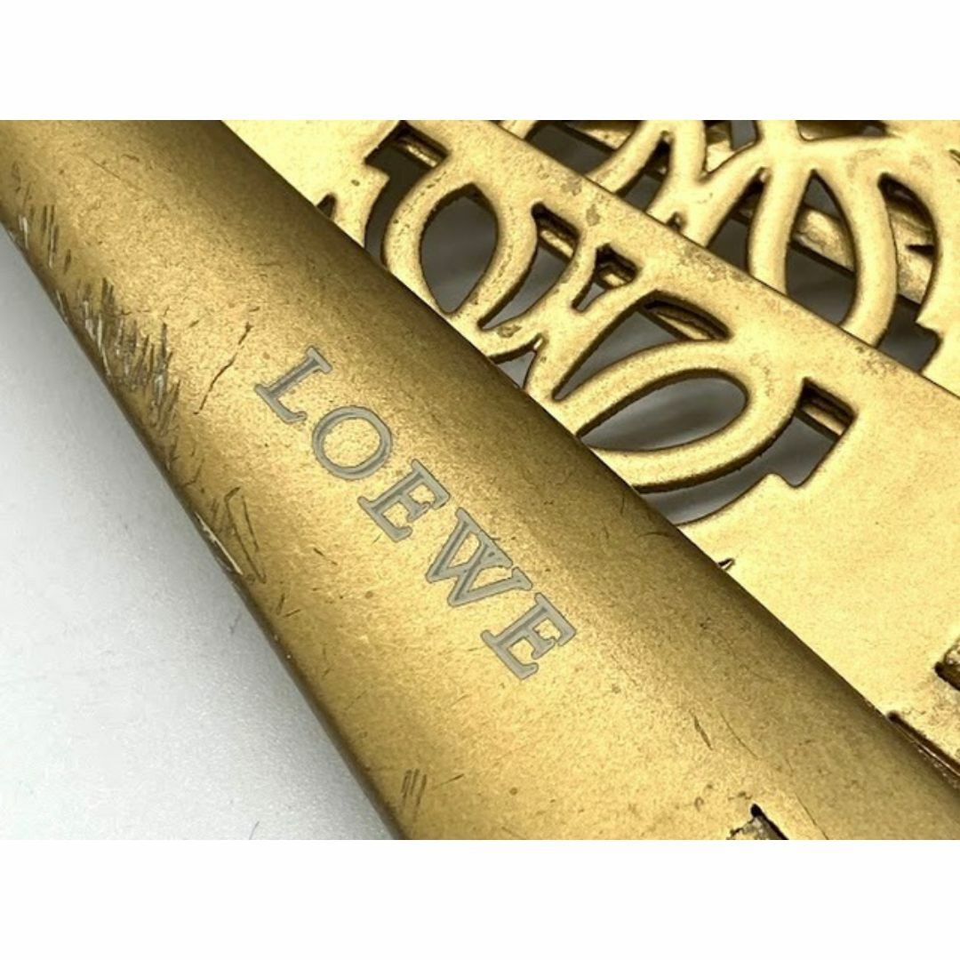 LOEWE(ロエベ)のLOEWE ロエベ チャーム キーリング ゴールド 金色 レディースのファッション小物(キーホルダー)の商品写真