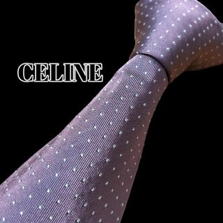 セリーヌ(celine)の★CELINE★　セリーヌ　ドット柄　イタリア製(ネクタイ)