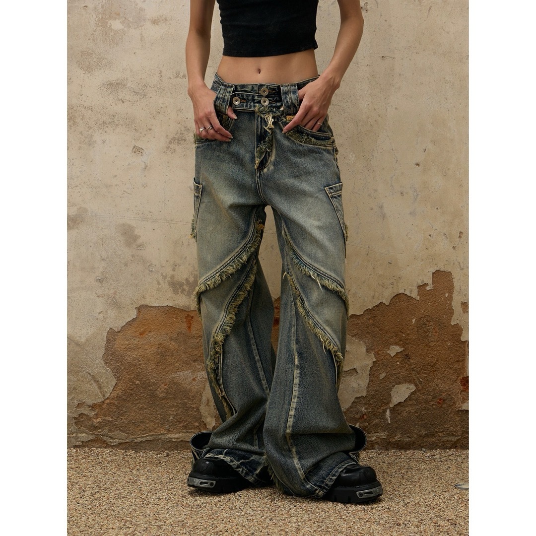 Personsoul Destructive Denim Jeans(m、L) デニム/ジーンズ Personsoul Destructive Denim Jeans(m、L) デニム/ジーンズ