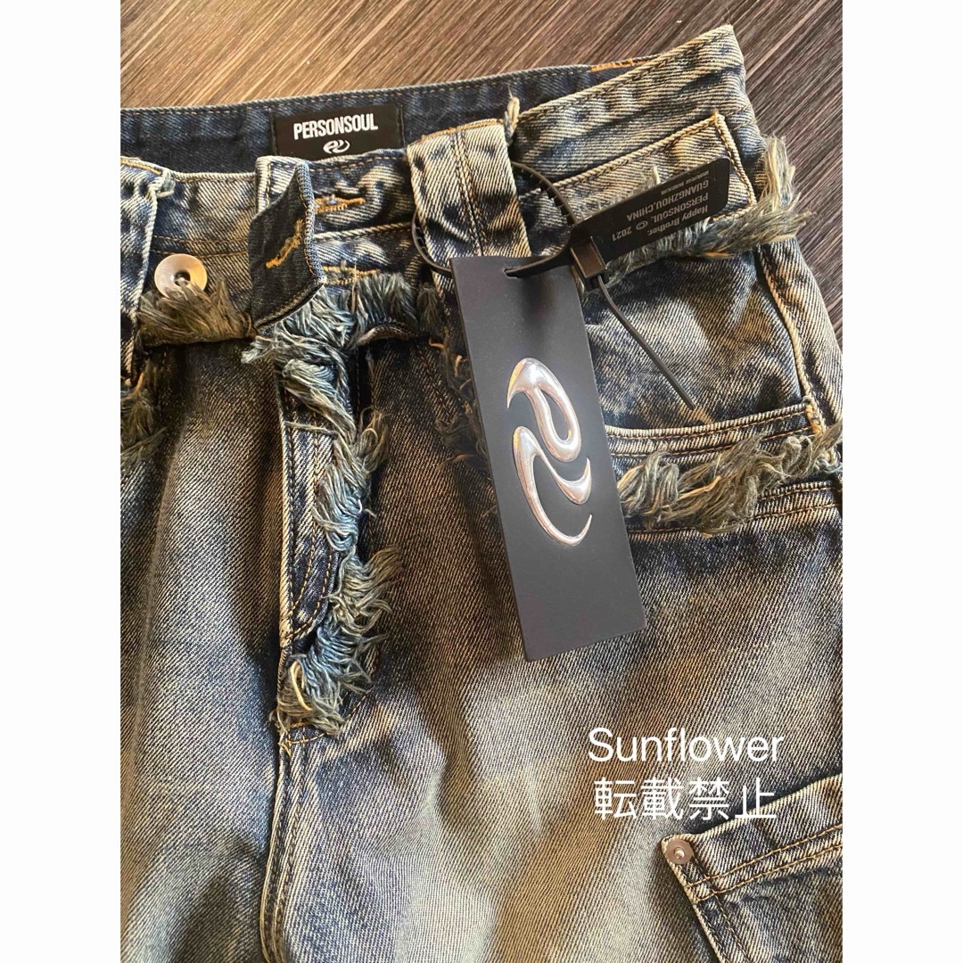 Personsoul Destructive Denim Jeans(m、L) デニム/ジーンズ Personsoul Destructive Denim Jeans(m、L) デニム/ジーンズ