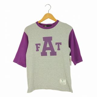 エフエーティー(FAT)のFAT(エフエーティー) プリント クルーネック リンガーTシャツ メンズ(Tシャツ/カットソー(七分/長袖))