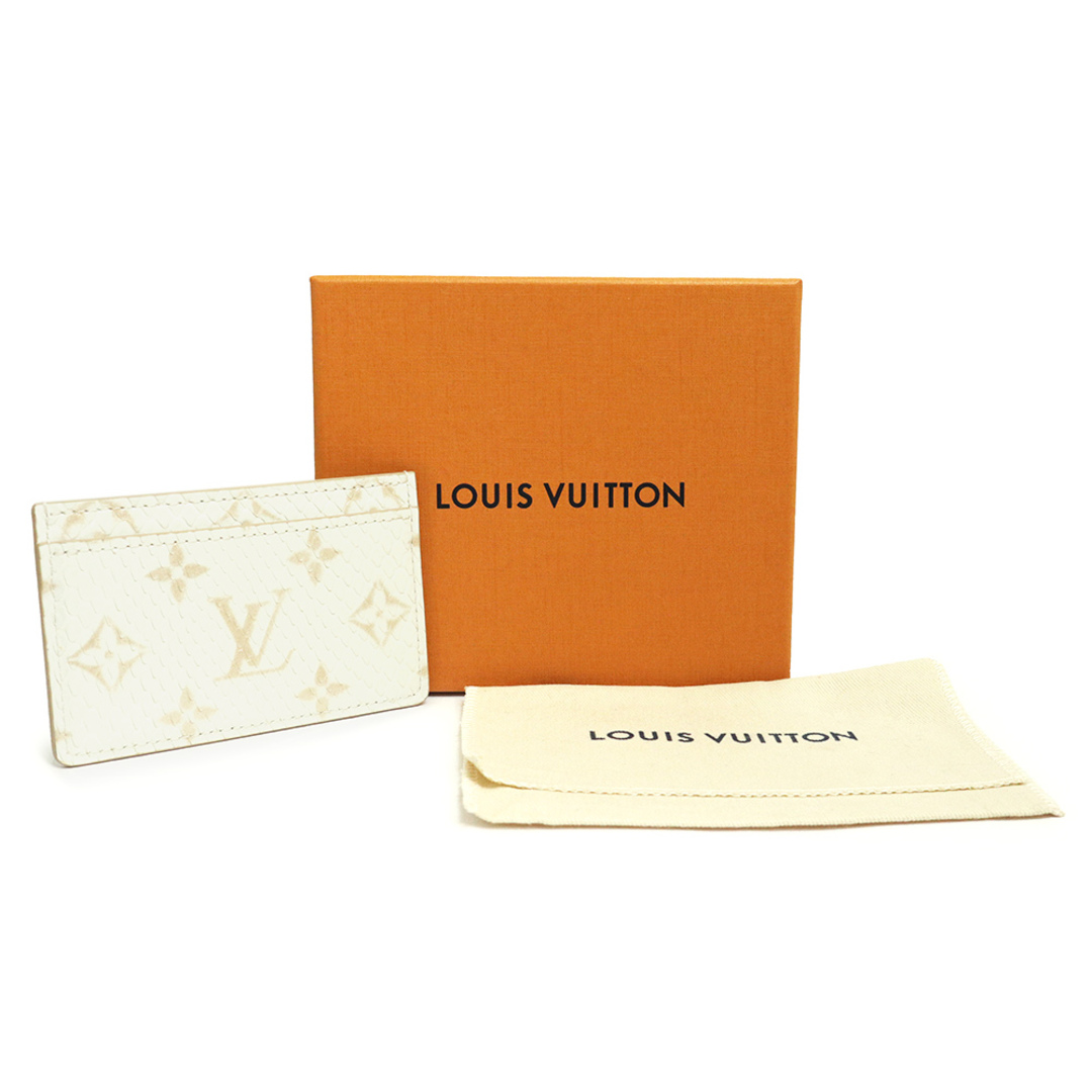 LOUIS VUITTON(ルイヴィトン)のルイ ヴィトン ポルト カルト サーンプル カードケース パスケース 名刺入れ 定期入れ パイソン エキゾチックレザー ホワイト ベージュ 白 N97857 箱付 LOUIS VUITTON（新品・未使用品） レディースのファッション小物(パスケース/IDカードホルダー)の商品写真