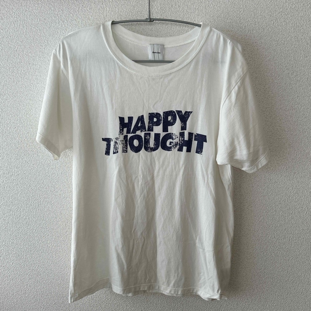 Spick & Span(スピックアンドスパン)のSpick & Span HAPPY THOUGHTロゴT  レディースのトップス(Tシャツ(半袖/袖なし))の商品写真