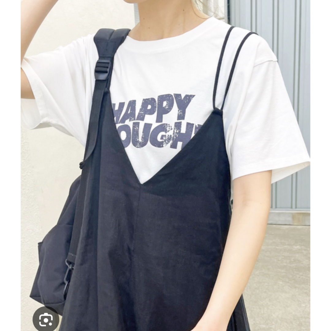 Spick & Span(スピックアンドスパン)のSpick & Span HAPPY THOUGHTロゴT  レディースのトップス(Tシャツ(半袖/袖なし))の商品写真