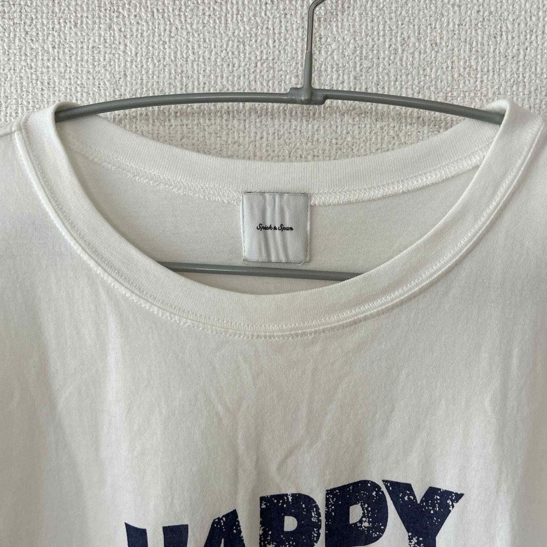 Spick & Span(スピックアンドスパン)のSpick & Span HAPPY THOUGHTロゴT  レディースのトップス(Tシャツ(半袖/袖なし))の商品写真