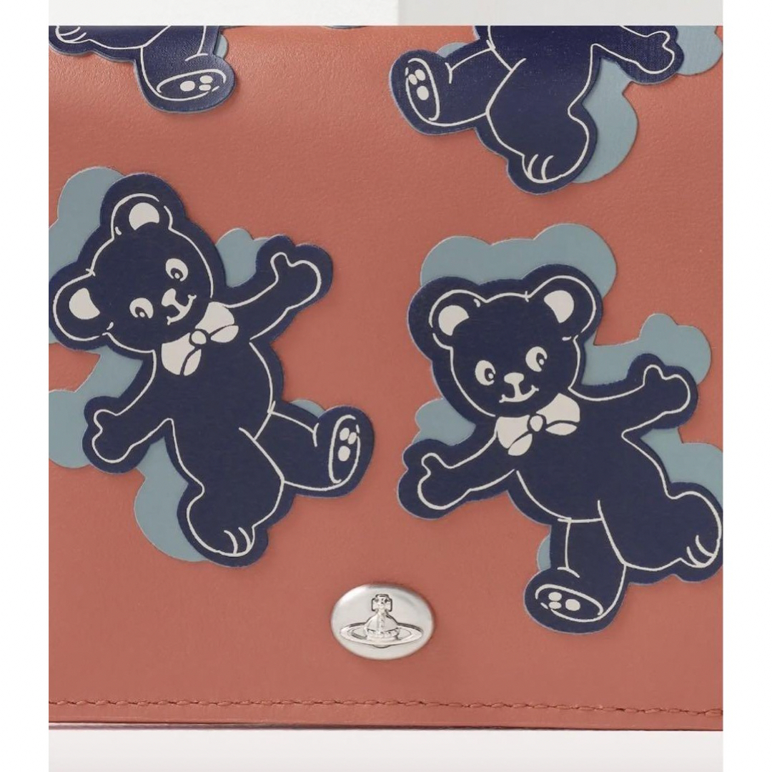 Vivienne Westwood(ヴィヴィアンウエストウッド)のVivienne Westwood HAPPY BEAR Red 二つ折り財布 レディースのファッション小物(財布)の商品写真