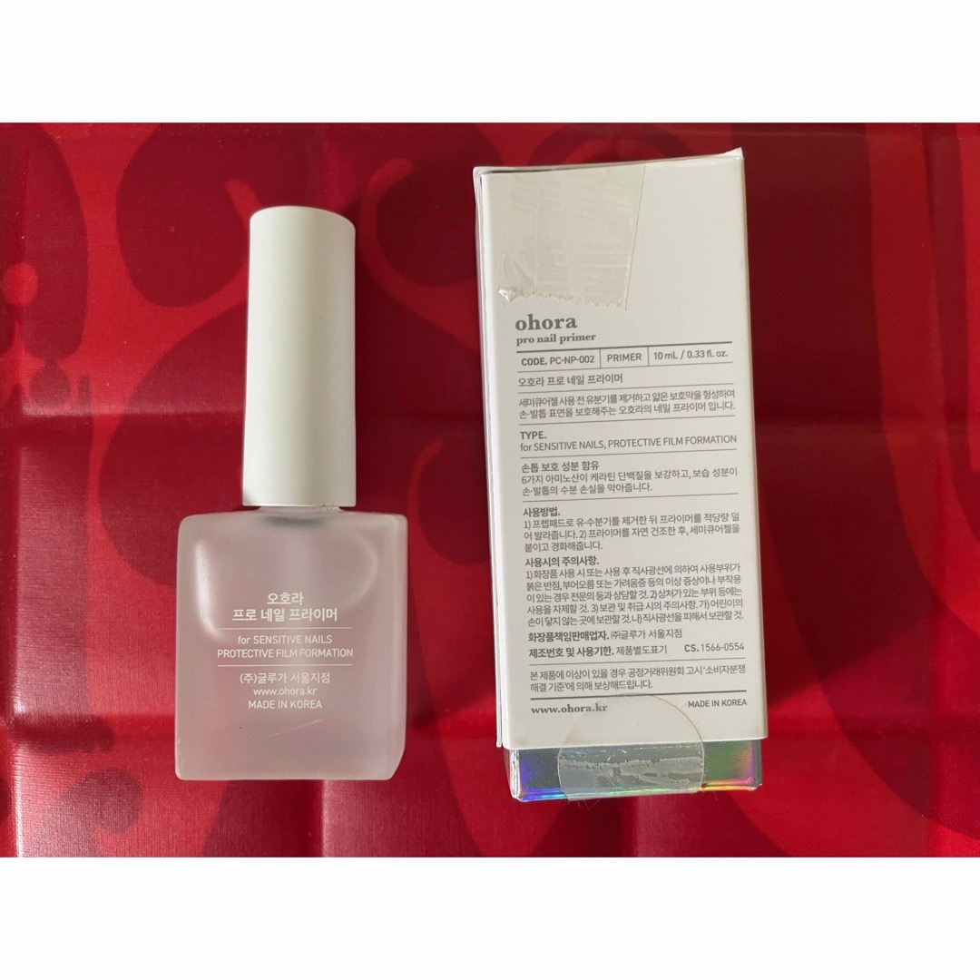 ohora(オホーラ)のohora pro nail primer  オホーラ プライマー　新品 コスメ/美容のネイル(ネイル用品)の商品写真