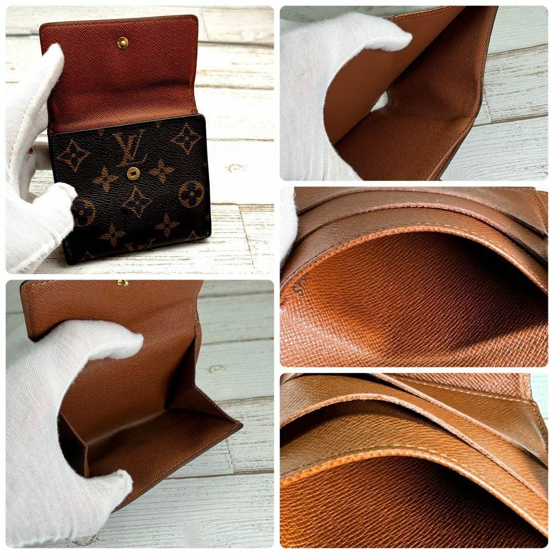 LOUIS VUITTON(ルイヴィトン)のSSS極美品ルイヴィトン モノグラムポルトモネ ビエカルトクレディWホック財布 レディースのファッション小物(財布)の商品写真