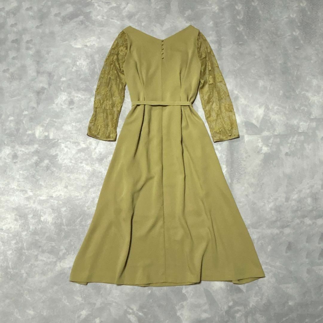 Ameri VINTAGE(アメリヴィンテージ)のAMERI LACE SLEEVE REFINED DRESS クリーニング済 レディースのワンピース(ロングワンピース/マキシワンピース)の商品写真