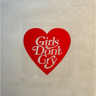 ガールズドントクライ(Girls Don't Cry)の最小◆Girls don't Cry ガールズドントクライ ステッカー◆赤グロス(その他)