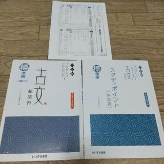 いいずな書店  プログレス   古文  総演習 標準編 問題と解答解説   ３冊(語学/参考書)