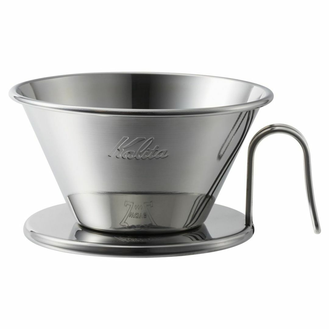 カリタ(Kalita) コーヒー ドリッパー ウェーブシリーズ ステンレス製 2 インテリア/住まい/日用品のキッチン/食器(容器)の商品写真