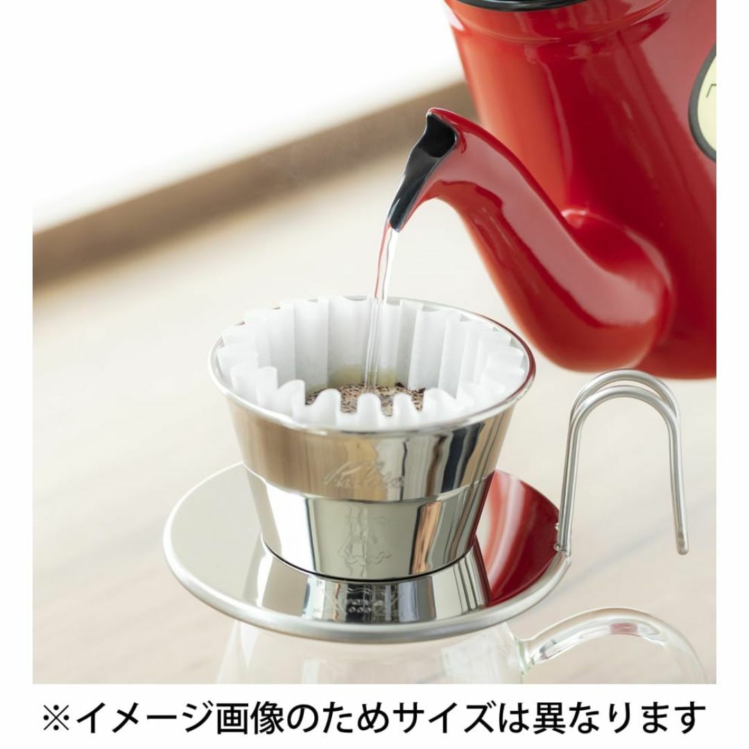 カリタ(Kalita) コーヒー ドリッパー ウェーブシリーズ ステンレス製 2 インテリア/住まい/日用品のキッチン/食器(容器)の商品写真