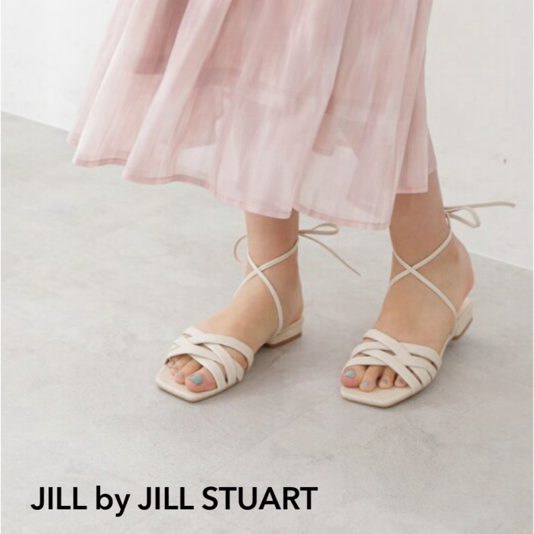 JILL by JILLSTUART(ジルバイジルスチュアート)の新品  JILL by JILL STUART  レースアップ サンダル S レディースの靴/シューズ(サンダル)の商品写真