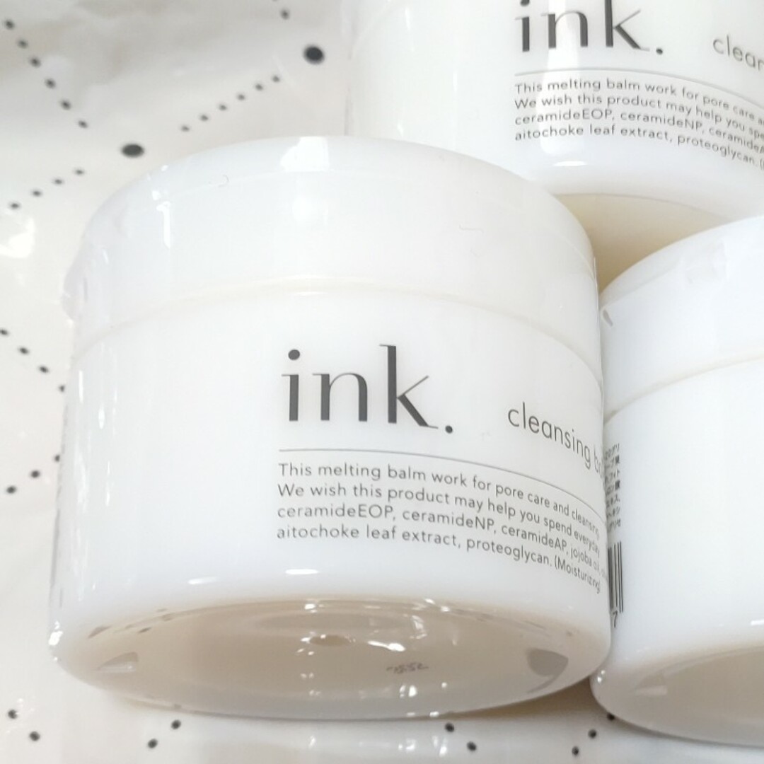 INK(インク)のink　インク　クレンジングバーム　3セット コスメ/美容のスキンケア/基礎化粧品(クレンジング/メイク落とし)の商品写真