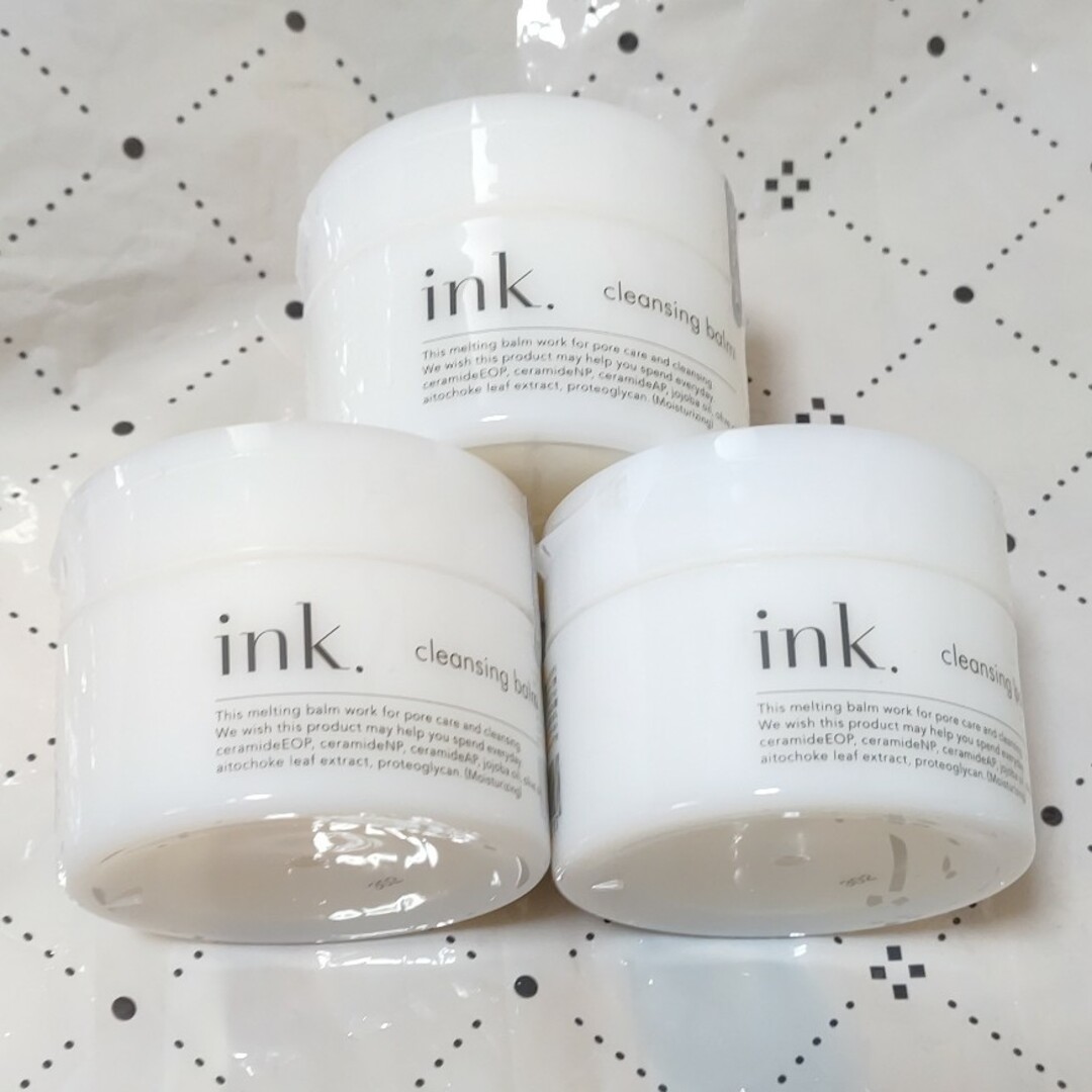INK(インク)のink　インク　クレンジングバーム　3セット コスメ/美容のスキンケア/基礎化粧品(クレンジング/メイク落とし)の商品写真