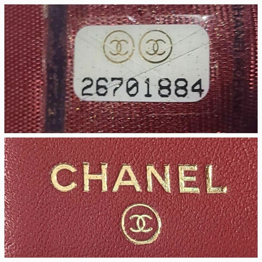 CHANEL(シャネル)のシャネル☆★ボーイシャネル☆A84432☆26番台☆レッド☆コンパクトウォレット レディースのファッション小物(財布)の商品写真