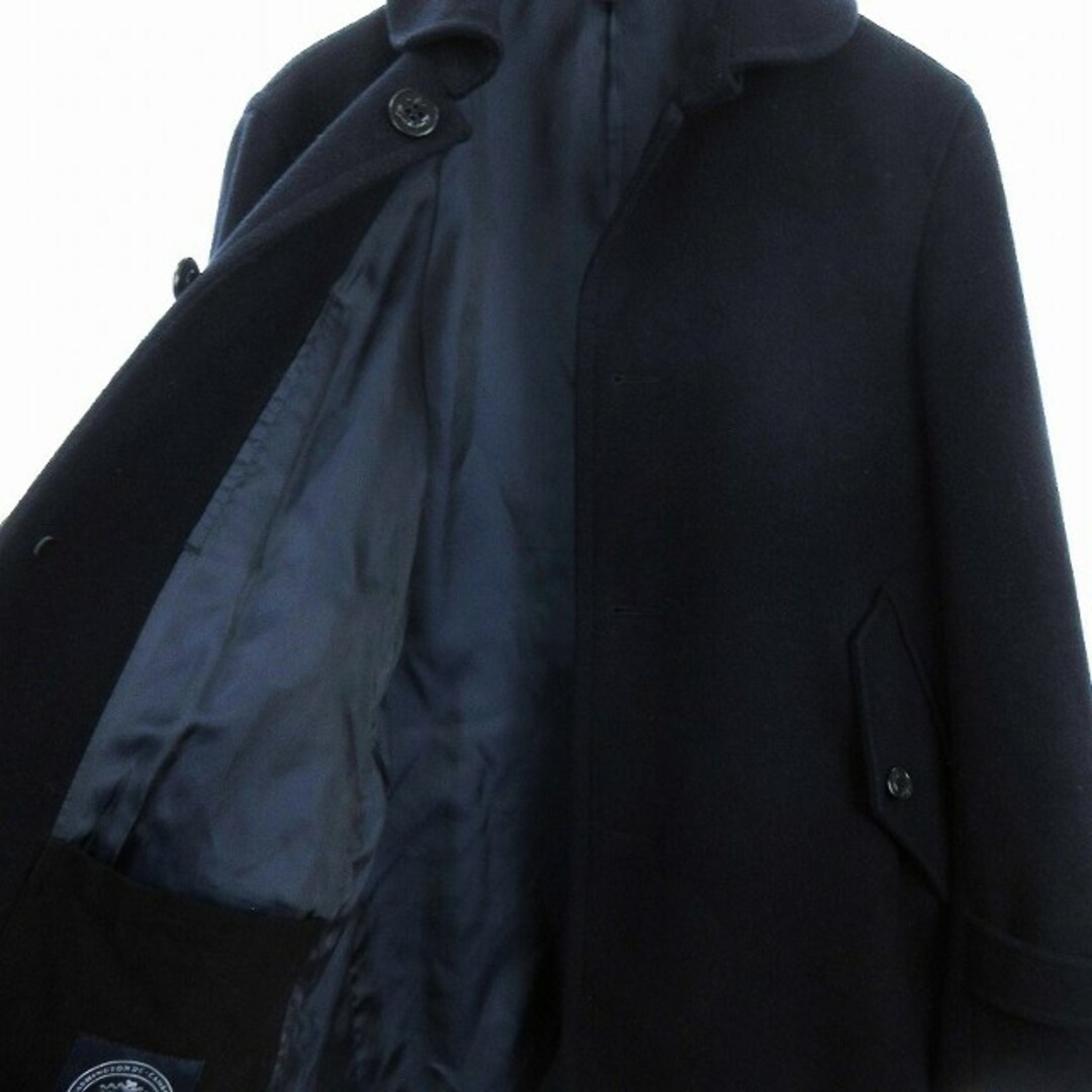 J.PRESS(ジェイプレス)のジェイプレス コート ミディアム丈 ウール混 濃紺 ネイビー L ■SM1 メンズのジャケット/アウター(その他)の商品写真