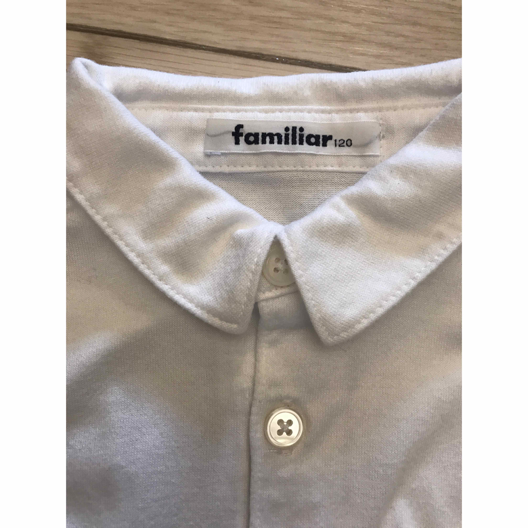 familiar(ファミリア)のファミリア　半袖シャツ　120センチ キッズ/ベビー/マタニティのキッズ服男の子用(90cm~)(Tシャツ/カットソー)の商品写真