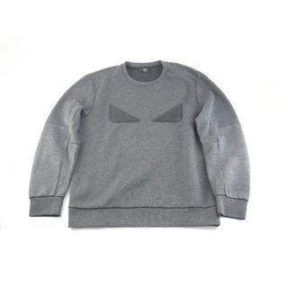 FENDI - フェンディ FFモチーフズッカ柄クルーネックスウェット Mの FENDI - フェンディ FFモチーフズッカ柄クルーネックスウェット Mの