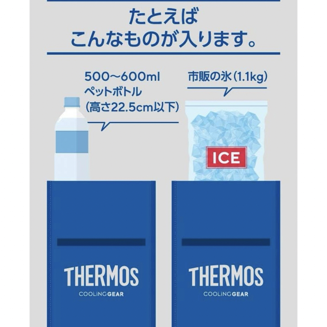 THERMOS(サーモス)の【新品】サーモス　スポーツ保冷バッグ　保冷剤付 スポーツ/アウトドアのスポーツ/アウトドア その他(その他)の商品写真