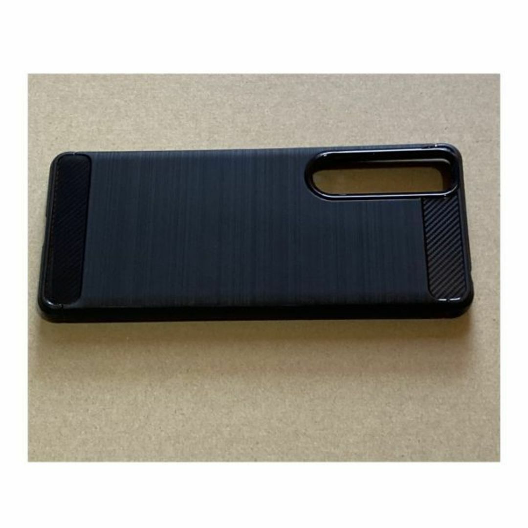 Sony Xperia 1 III　ソフトケース カバー ブラック　ケース スマホ/家電/カメラのスマホアクセサリー(Androidケース)の商品写真