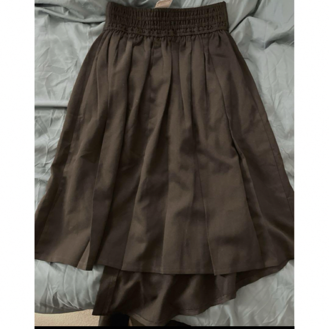 axes femme(アクシーズファム)のaxes femme チャイナボタンアシメスカート　ブラックMサイズ　新品未使用 レディースのスカート(ロングスカート)の商品写真