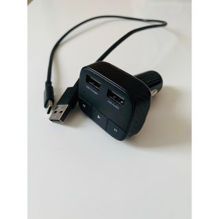 Bluetooth FMトランスミッター 4IN1Compact 車 コード付(車内アクセサリ)