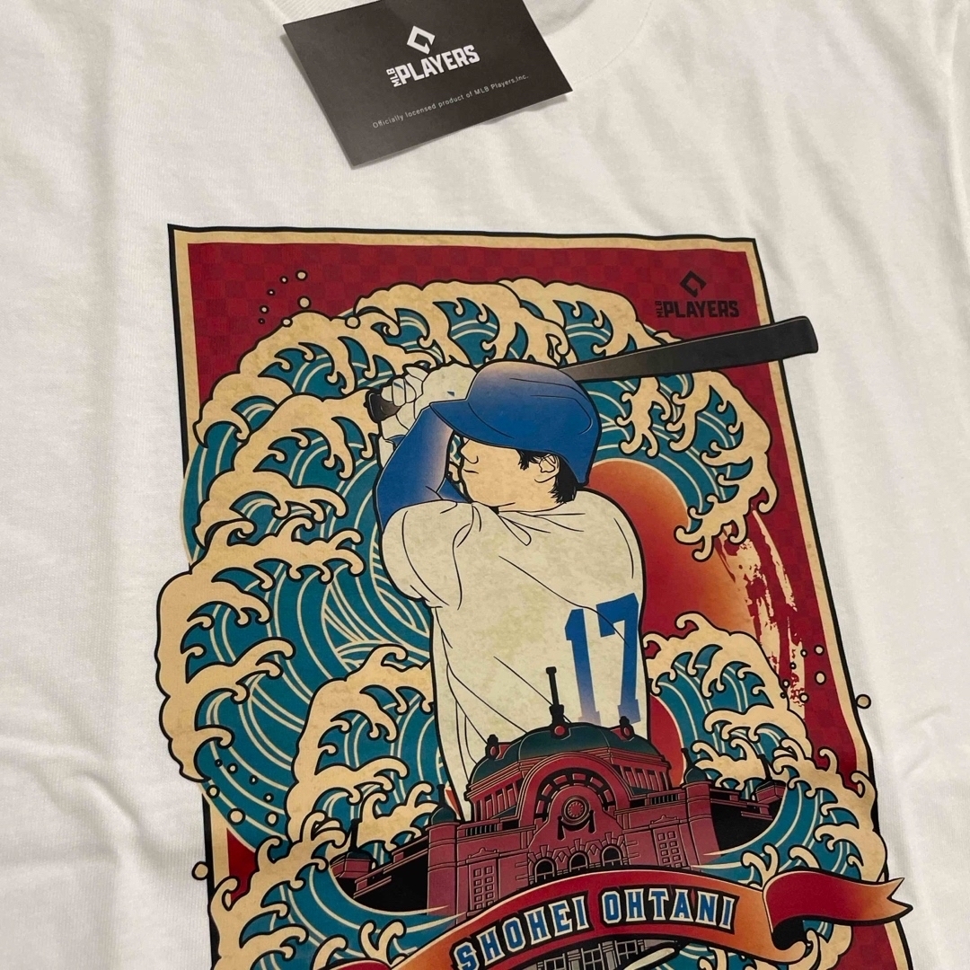 MLB(メジャーリーグベースボール)のL.A Dodgers MLB 大谷 限定Tシャツ "TOKYO STATON" スポーツ/アウトドアの野球(記念品/関連グッズ)の商品写真