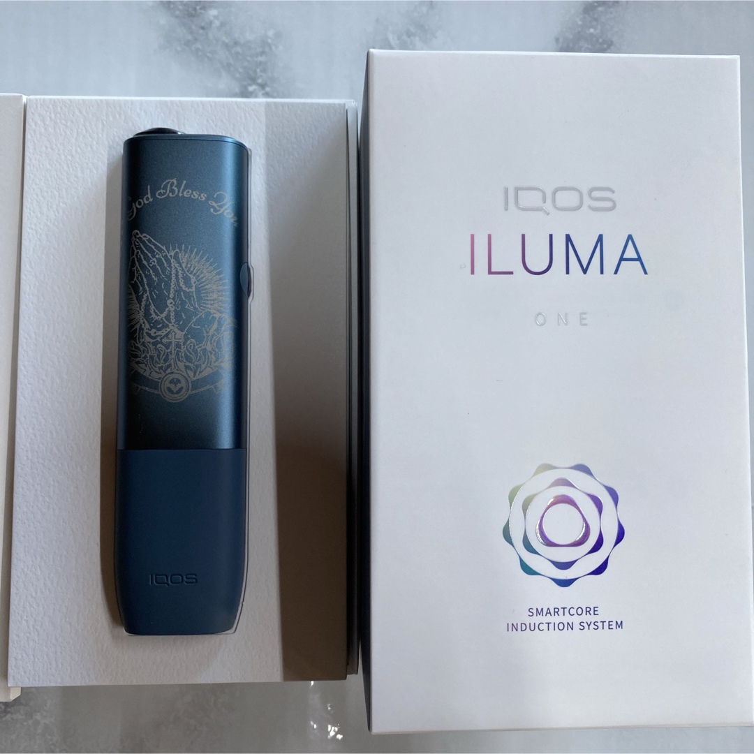 IQOS(アイコス)のiQOS ILUMA ONE イルマワン レーザー加工 祈り手 聖書 ロザリオ メンズのファッション小物(タバコグッズ)の商品写真