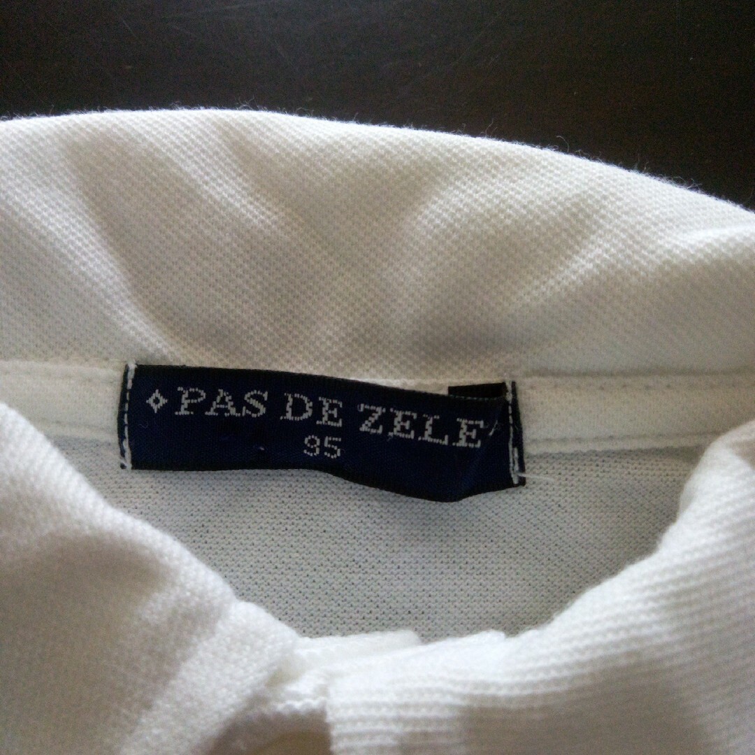 pas de zele ポロシャツ　95 キッズ/ベビー/マタニティのキッズ服男の子用(90cm~)(Tシャツ/カットソー)の商品写真