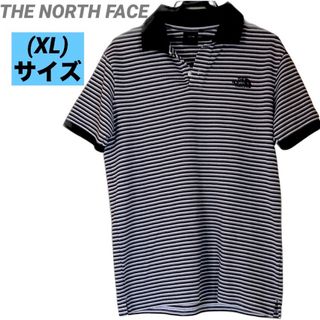 THE NORTH FACE - THE NORTH FACE ノースフェイス メンズ　ボーダー　ポロシャツ　LL