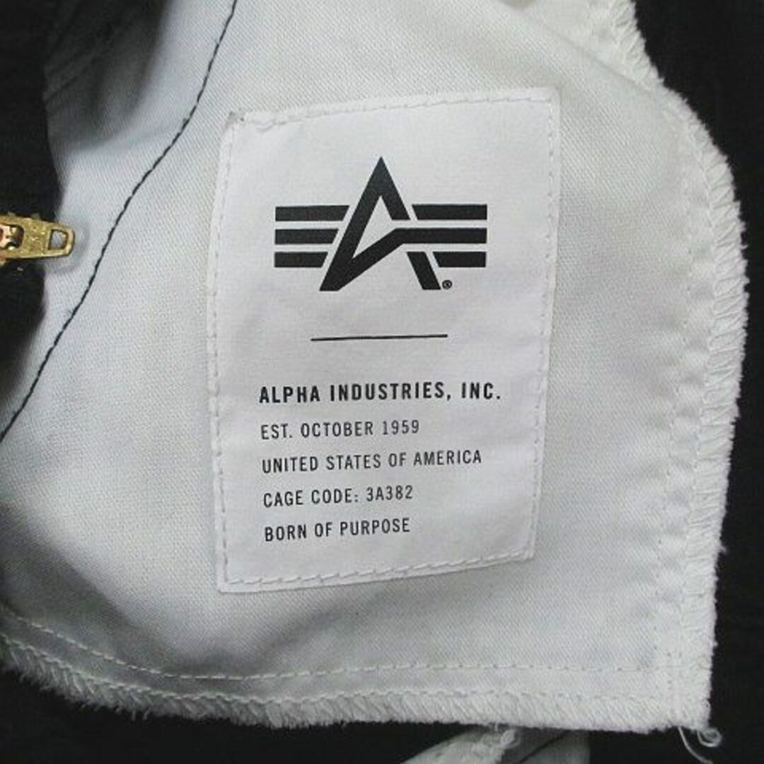 alpha(アルファ)の ALPHA INDUSTRIES ロング丈 スカート M 黒系 ブラック レディースのスカート(ロングスカート)の商品写真