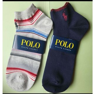 POLO RALPH LAUREN - メンズ　ソックス　ポロラルフローレン　2足組　25～27㎝