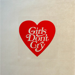 ガールズドントクライ(Girls Don't Cry)の4㎝◆Girls don't Cry ガールズドントクライ ステッカー◆赤グロス(その他)