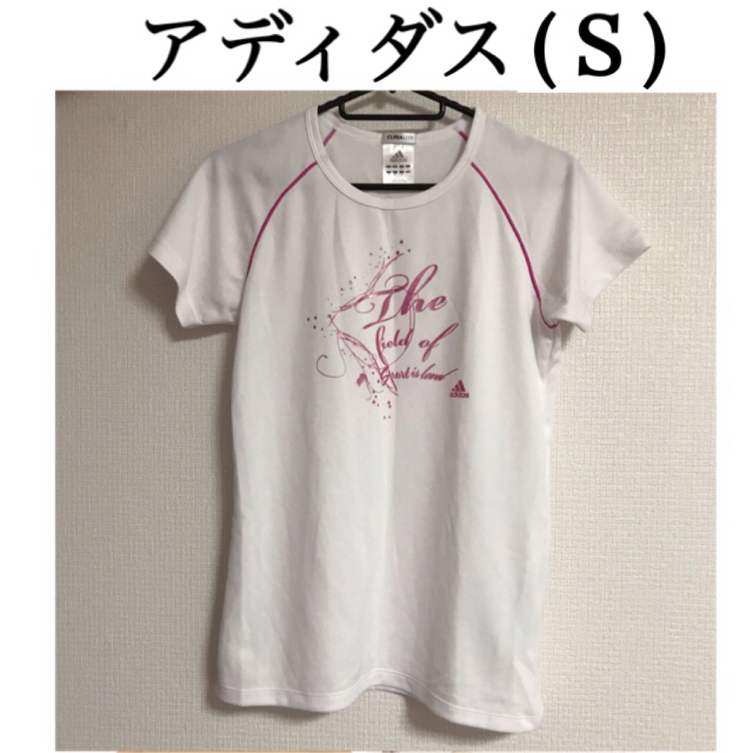 adidas(アディダス)のアディダス  レディース  半袖Tシャツ スポーツウェア(Ｓ) レディースのトップス(Tシャツ(半袖/袖なし))の商品写真