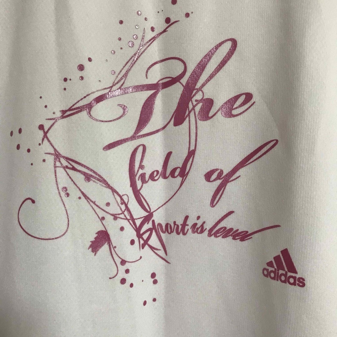 adidas(アディダス)のアディダス  レディース  半袖Tシャツ スポーツウェア(Ｓ) レディースのトップス(Tシャツ(半袖/袖なし))の商品写真